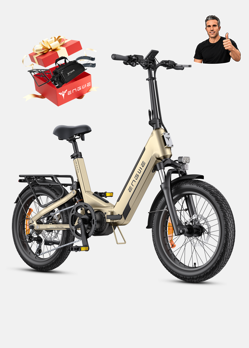 ENGWE L20 3.0 Pro, vélo électrique pliant – vue 11