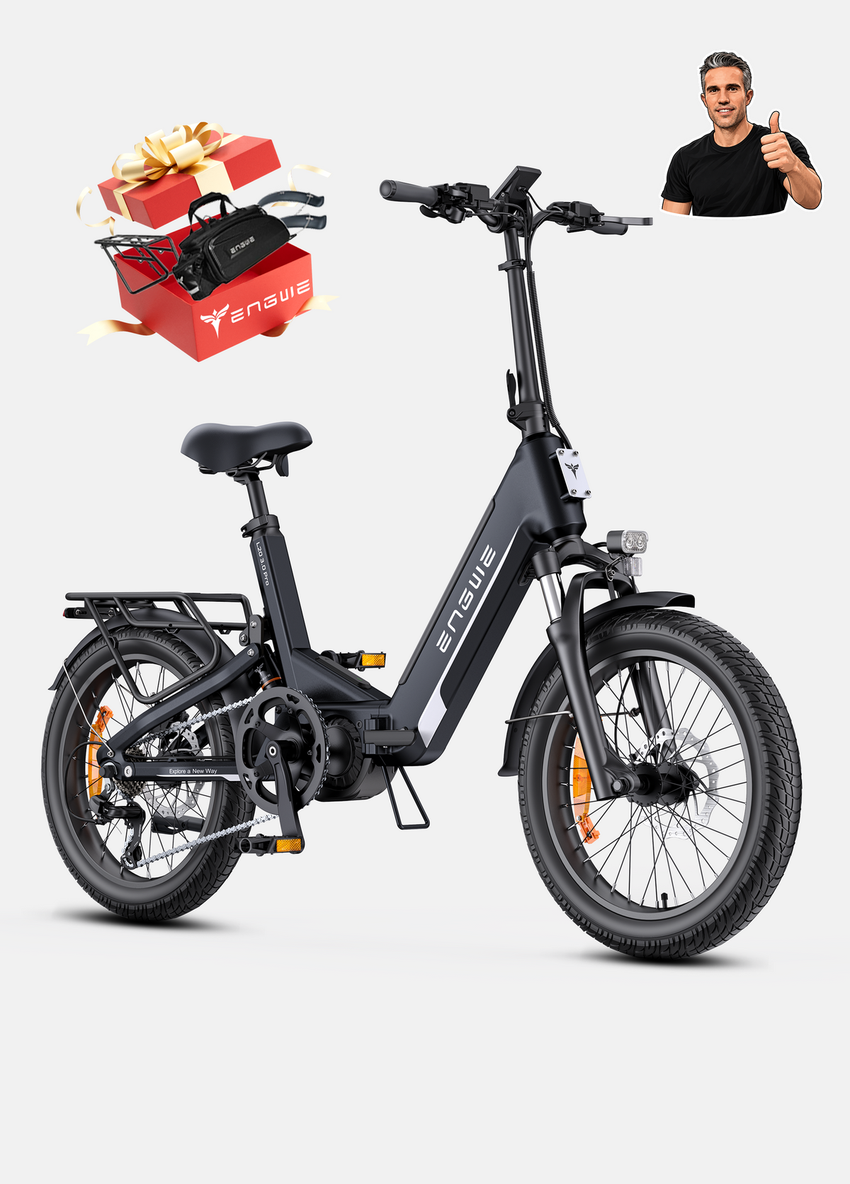 ENGWE L20 3.0 Pro, vélo électrique pliant – vue 12