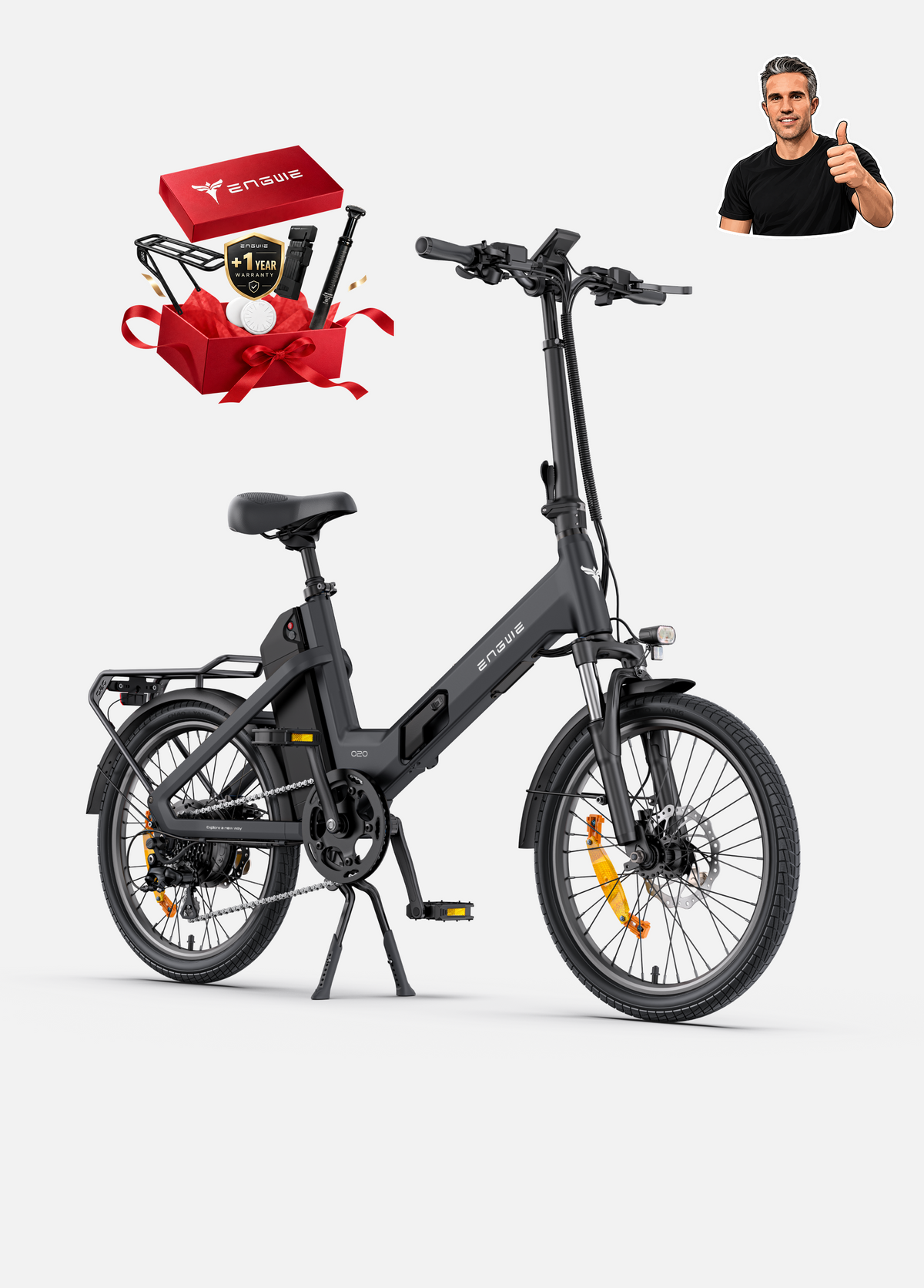 ENGWE O20 Boost, vélo électrique pliant – vue 4